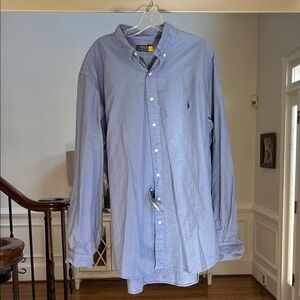 Polo by Ralph Lauren Men's Light Blue Button Down Shirt